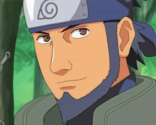 Asuma Sarutobi Anime Character Paint By Number