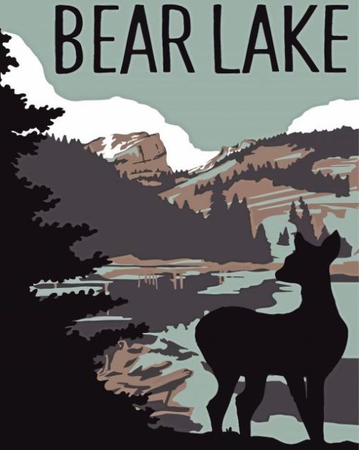 Bear Lake Rocky Mountain National Park Poster Paint By Number