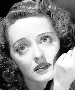 Bette Davis Smoking Paint By Number