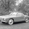 Black And White Vw Karmann Ghia Paint By Number