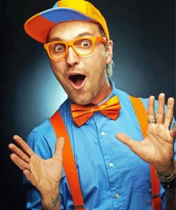 Blippi Character Paint By Number