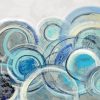 Blue Gray Abstract Circles Paint By Number