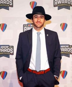 Chase Elliott In Suit Paint By Number