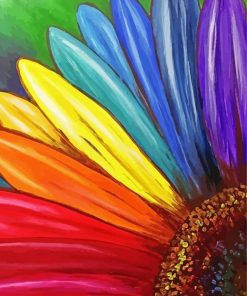 Colorful Daisy Art Paint By Number