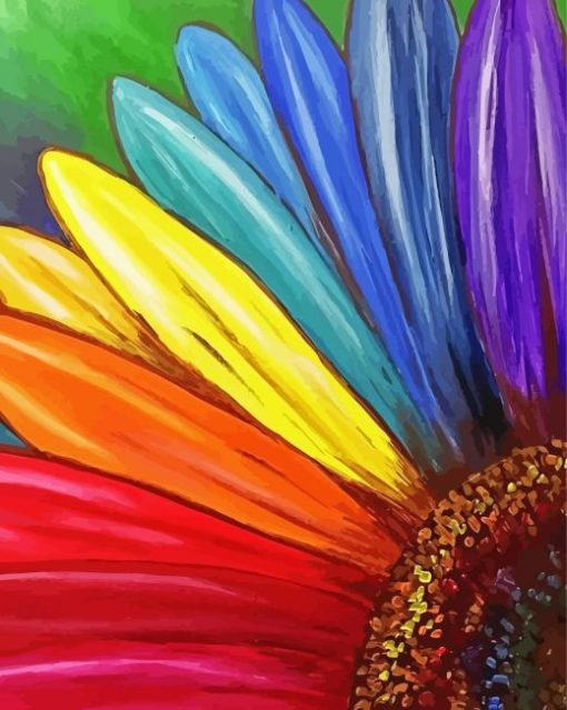 Colorful Daisy Art Paint By Number