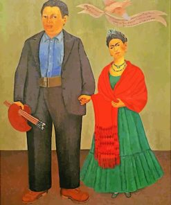 Diego Rivera And Frida Kahlo Paint By Number