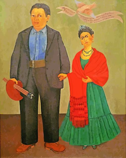 Diego Rivera And Frida Kahlo Paint By Number