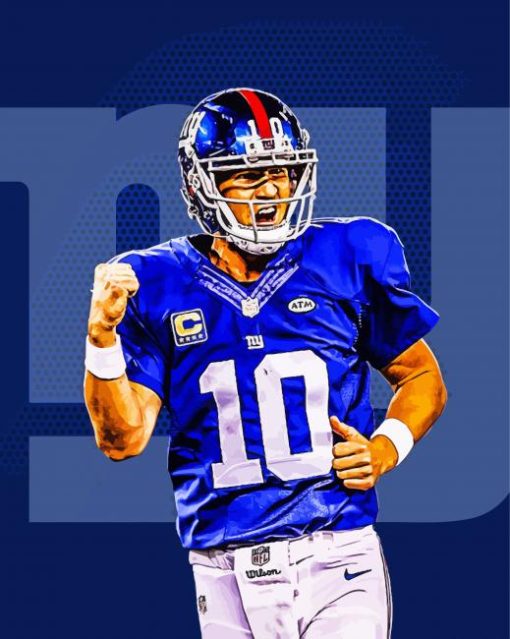 Eli Manning Art Paint By Number