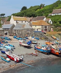 England Cadgwith Village Paint By Number