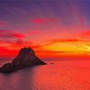 Es Vedra Red Sky Paint By Number