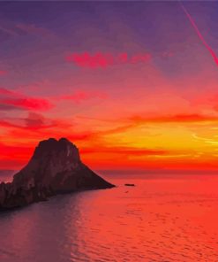 Es Vedra Red Sky Paint By Number