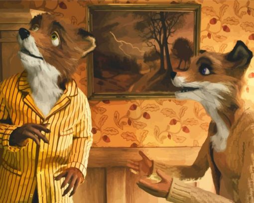 Fantastic Mr Fox Characters Paint By Number