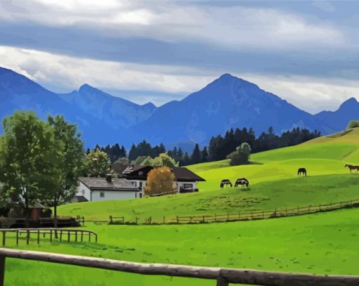 Germany Countryside Paint By Number