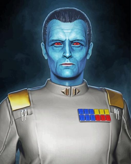 Grand Admiral Thrawn Art Paint By Number