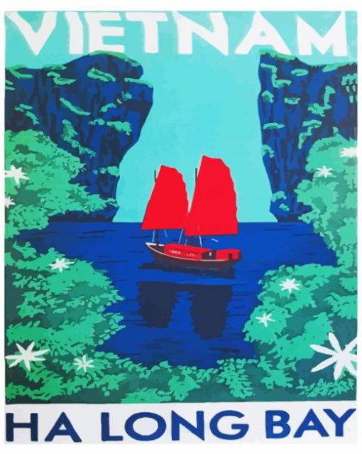 Halong Bay Poster Paint By Number