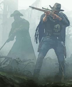 Hunt Showdown Video Game Paint By Number