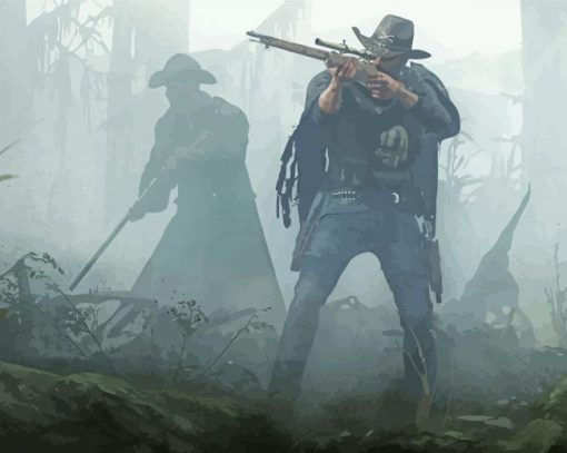 Hunt Showdown Video Game Paint By Number