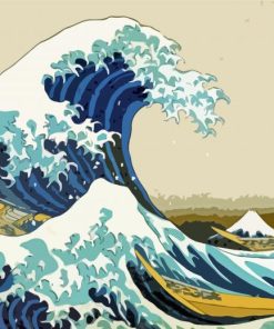 Japanese Wave Art Paint By Number