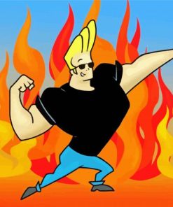 Johnny Bravo Art Paint By Number