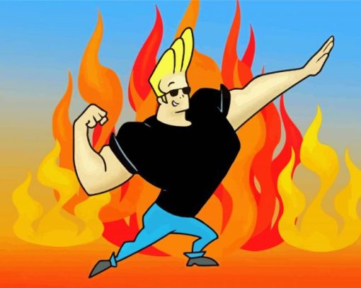 Johnny Bravo Art Paint By Number