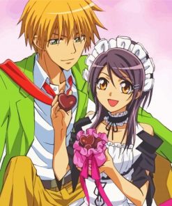 Kaichou Wa Maid Sama Characters Paint By Number