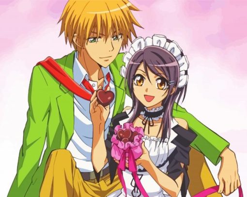 Kaichou Wa Maid Sama Characters Paint By Number