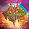 Magical Rainbow Castle Paint By Number