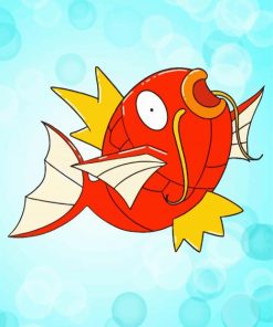 Magikarp Pokemon Paint By Number