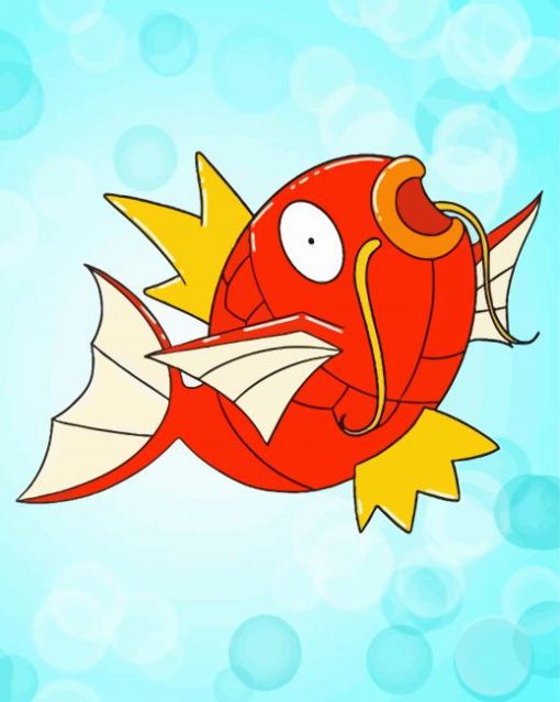 Magikarp Pokemon Paint By Number