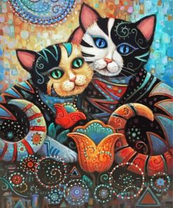 Mandala Cats Art Paint By Number