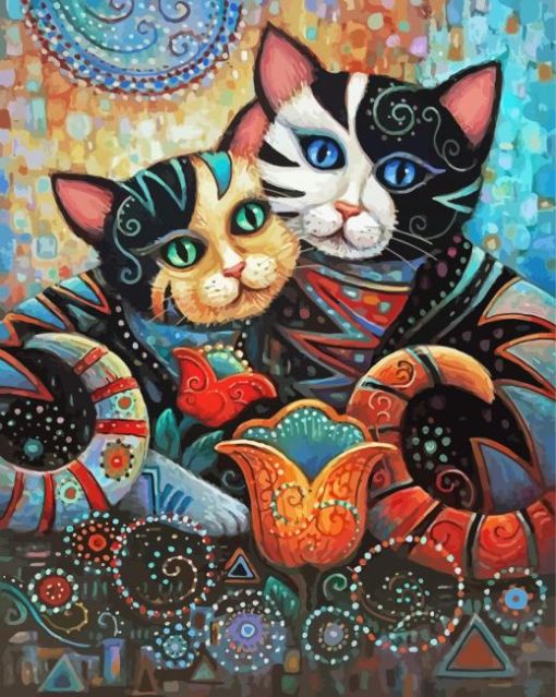 Mandala Cats Art Paint By Number