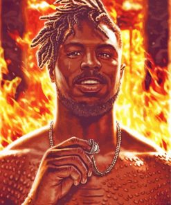 Marvel Supervillain Killmonger Paint By Number