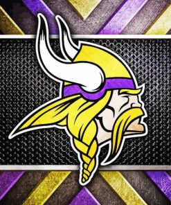 Minnesota Vikings Logo Paint By Number