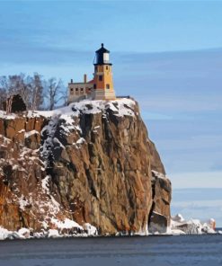 Minnesota Lighthouse Paint By Number