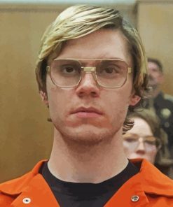 Monster Evan Peters Jeffrey Dahmer Paint By Number