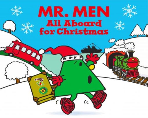 Mr Men All Aboard For Christmas Paint By Number