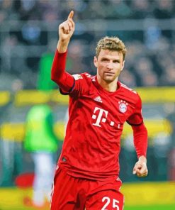 Munich Player Thomas Muller Paint By Number