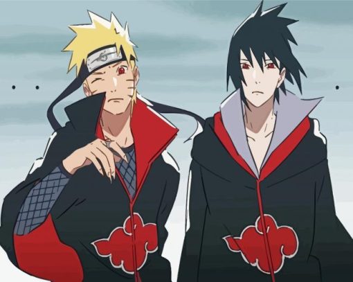 Naruto Vs Sasuke Evil Paint By Number