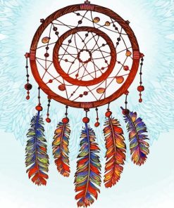 Native American Dream Catcher Paint By Number