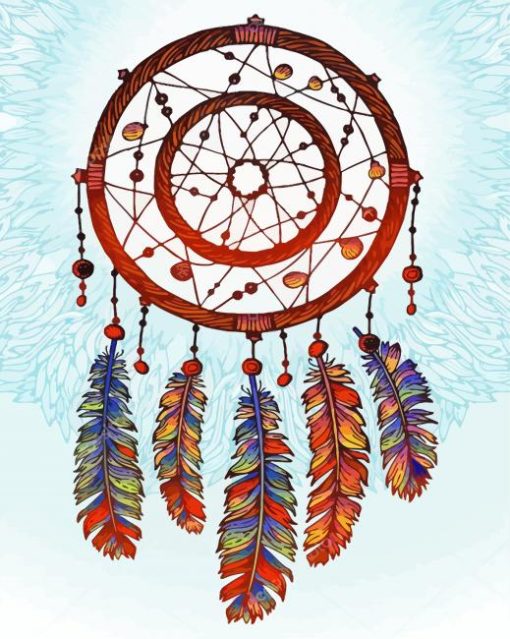 Native American Dream Catcher Paint By Number