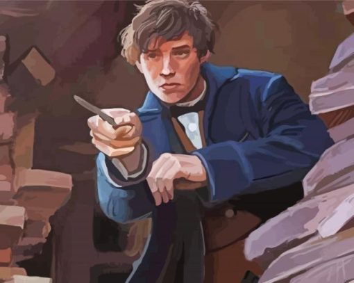 Newt Scamander Art Paint By Number