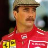 Nigel Mansell Paint By Number