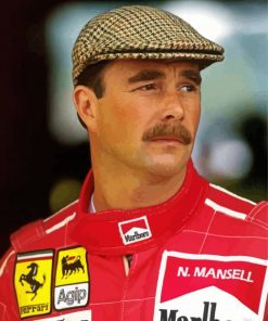 Nigel Mansell Paint By Number