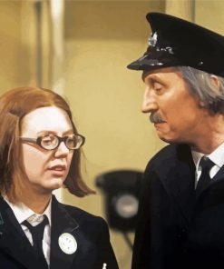 Olive And Blakey From On The Buses Paint By Number