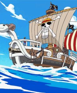 One Piece Ship Anime Paint By Number