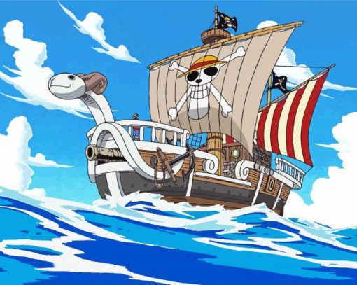 One Piece Ship Anime Paint By Number