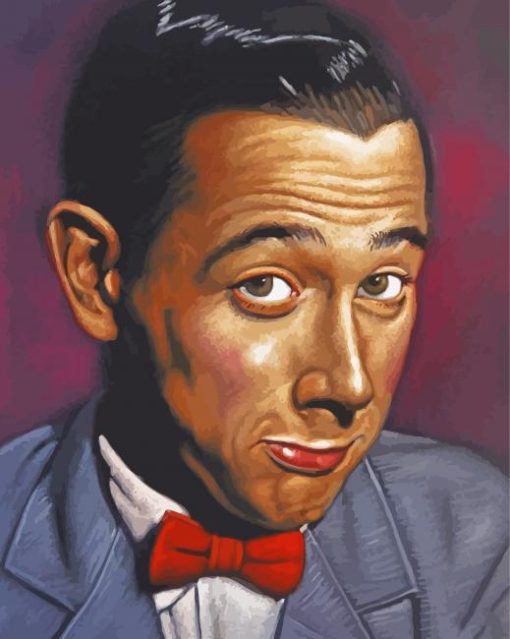 Paul Reubens Actor Art Paint By Number