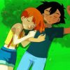 Pokemon Misty And Ash Sleeping Paint By Number