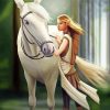 Princess With Horse Paint By Number