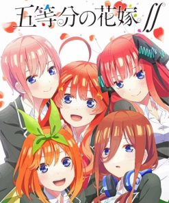 Quintessential Quintuplets Manga Serie Paint By Number